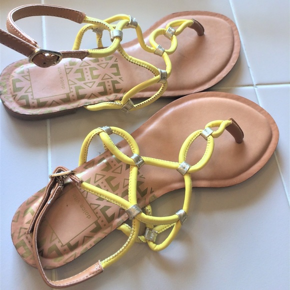 Dolce Vita women's 6.5 stretch gladiator T cord sling back STELLA sandals - Picture 2 of 6